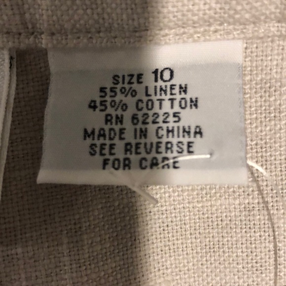 B. Moss Tan Pants 10 - Picture 6 of 6